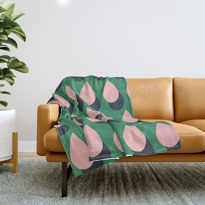 BAUHAUS POP ZURICH Throw Blanket Gallery Image 1