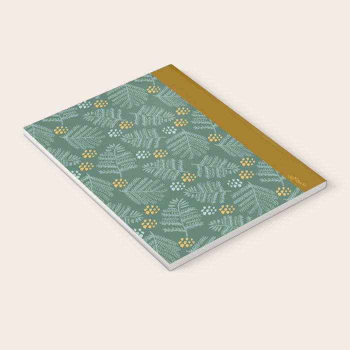 Winter & Woodsy Pine Trees in Forest Green Notebook Gallery Image 3