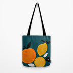 Retro Fruits minimal 2 Tote Bag Gallery Image 2