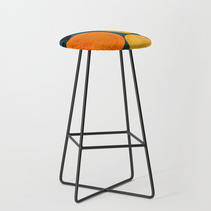 Retro Fruits minimal 2 Stool Gallery Image 1