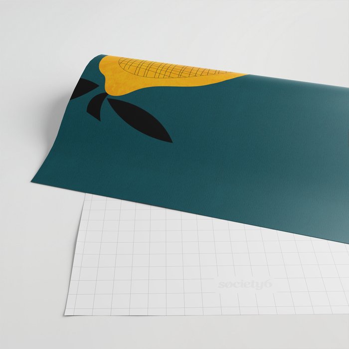 Retro Fruits minimal 2 Wrapping Paper Gallery Image 2