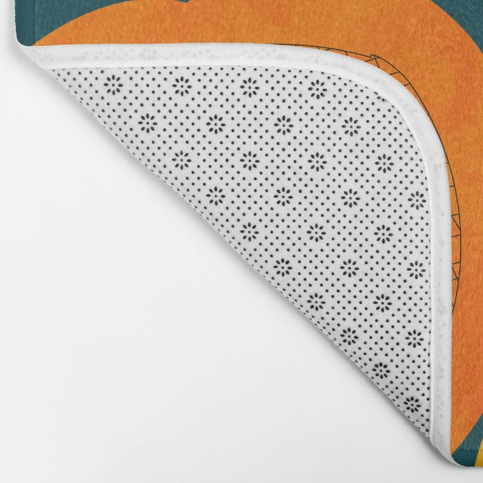 Retro Fruits minimal 2 Bath Mat Gallery Image 2