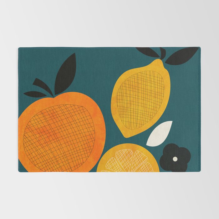 Retro Fruits minimal 2 Rug Gallery Image 2