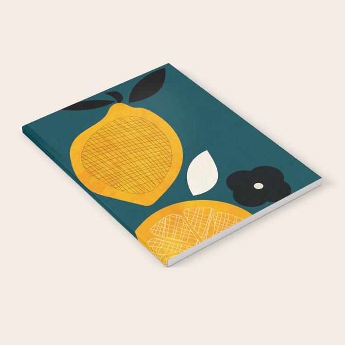 Retro Fruits minimal 2 Notebook Gallery Image 1