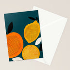 Retro Fruits minimal 2 Stationery Card Gallery Image 2