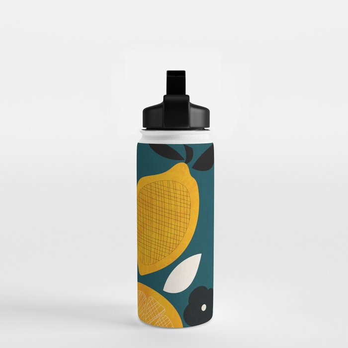 Retro Fruits minimal 2 Water Bottle Gallery Image 2