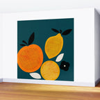 Retro Fruits minimal 2 Wall Mural Gallery Image 2