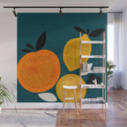 Retro Fruits minimal 2 Wall Mural Gallery Image 1