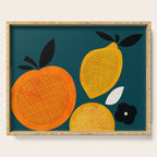 Retro Fruits minimal 2 Serving Tray Gallery Image 1