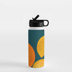 Retro Fruits minimal 2 Water Bottle Gallery Image 1