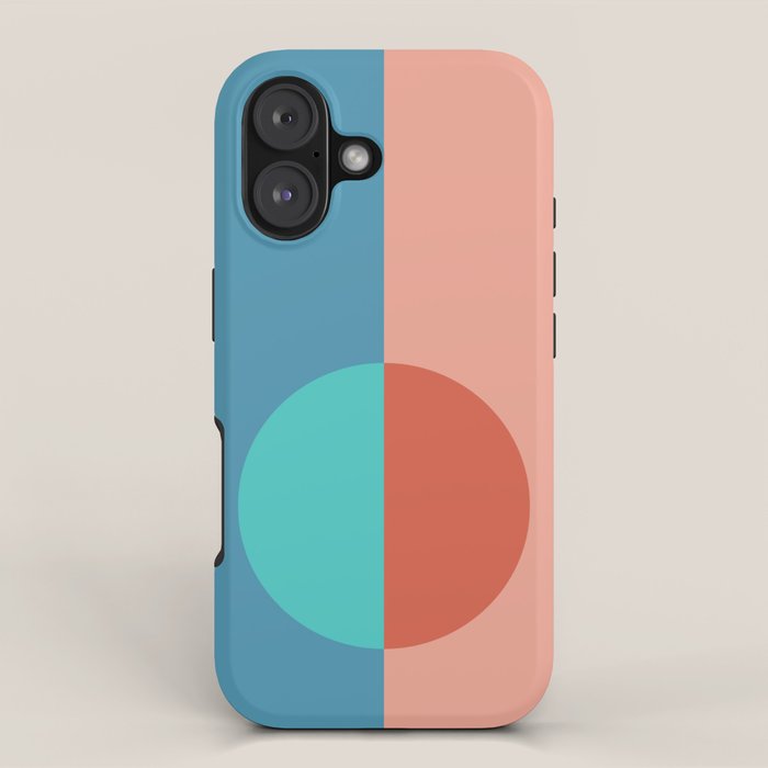 Color Block Abstract II iPhone Case Gallery Image 1