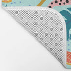 Cheetahs In The Grapefruit Grove, Tropical Jungle bohemian Wildlife, Tiger Wild Cat Nature Forest Bath Mat Gallery Image 2