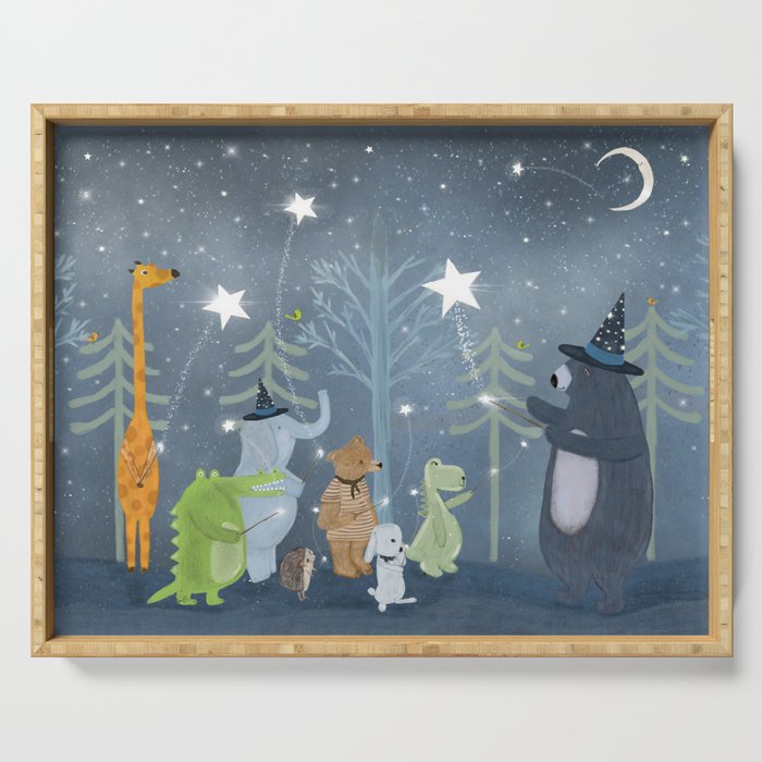 magic stars Serving Tray Gallery Image 1