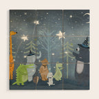magic stars Wood Wall Art Gallery Image 1