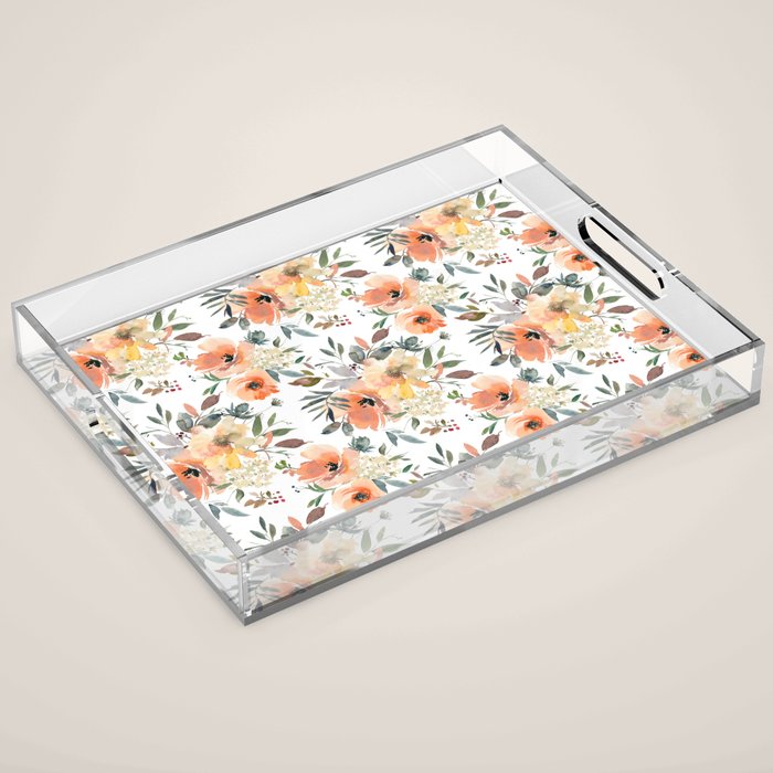 Summer Bouquet Acrylic Tray Gallery Image 1