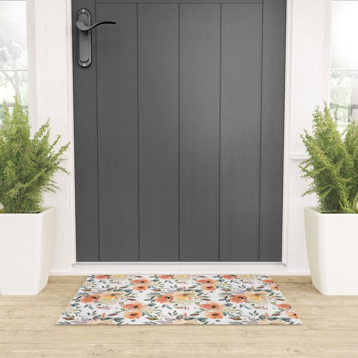 Summer Bouquet Welcome Mat Gallery Image 3