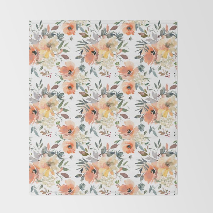 Summer Bouquet Throw Blanket Gallery Image 2