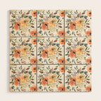 Summer Bouquet Wood Wall Art Gallery Image 1