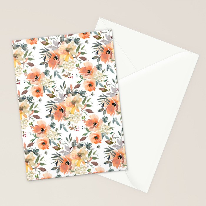 Summer Bouquet Stationery Card Gallery Image 2