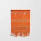 Orange Oriental Traditional Creative Berber Moroccan Fabric Style Wall Hanging Gallery Image 1