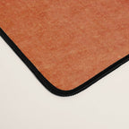 Minimalist Burnt Orange Black Vertical Lines Desk Mat Gallery Image 4