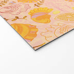 Coastal Oysters on the Beach in Lemon Orange & Peach Welcome Mat Gallery Image 2