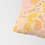 Coastal Oysters on the Beach in Lemon Orange & Peach Pillow Sham Gallery Image 4