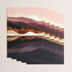 Rose Mountain Reflection Wrapping Paper Gallery Image 3
