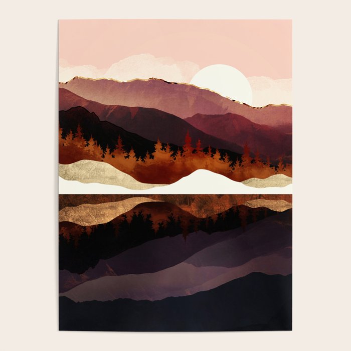 Rose Mountain Reflection Poster Gallery Image 4