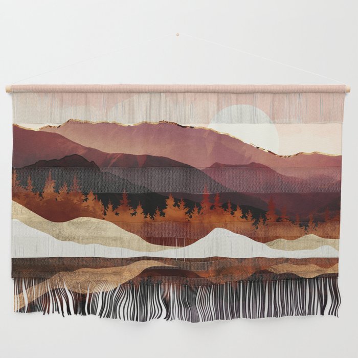 Rose Mountain Reflection Wall Hanging Gallery Image 1