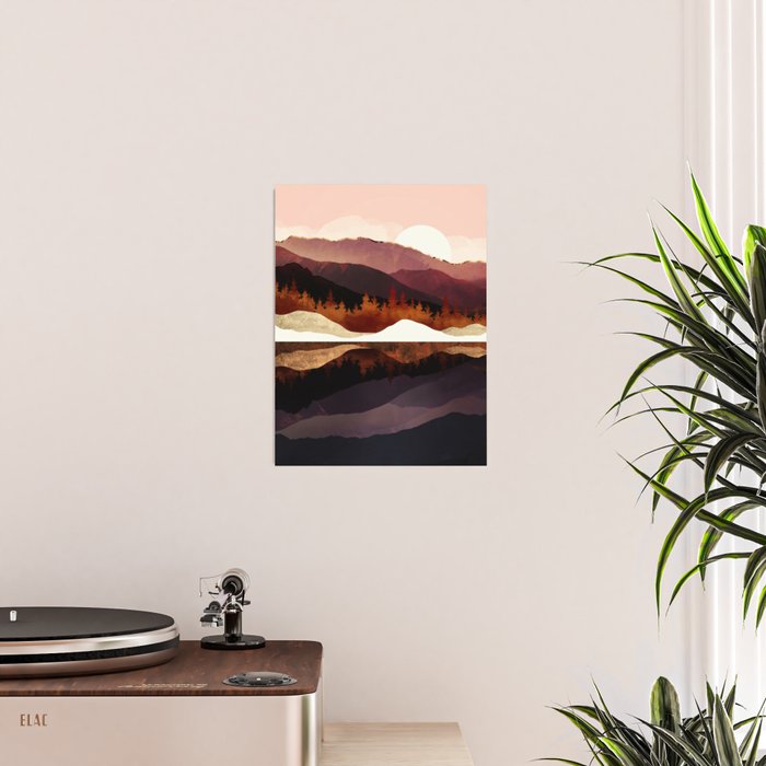 Rose Mountain Reflection Poster Gallery Image 2
