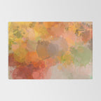 Modern contemporary Yellow Orange Abstract Rug Gallery Image 2