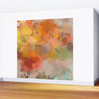 Modern contemporary Yellow Orange Abstract Wall Mural Gallery Image 2