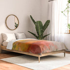 Modern contemporary Yellow Orange Abstract Comforter Gallery Image 2