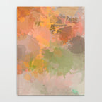 Modern contemporary Yellow Orange Abstract Notebook Gallery Image 4