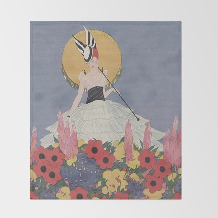 Vintage Magazine Cover - January 1915 - Spring Throw Blanket Gallery Image 2
