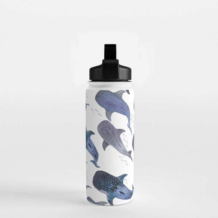 Whale Shark Pattern Party Water Bottle Gallery Image 2