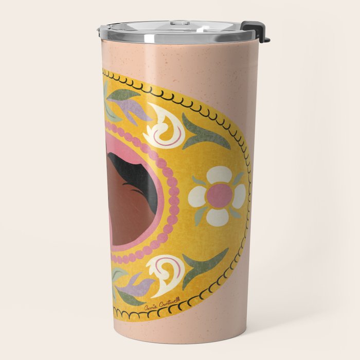 Cowgirl Belt Buckle Travel Mug Gallery Image 2