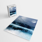 Mountainscape Under The Moonlight Jigsaw Puzzle Gallery Image 2