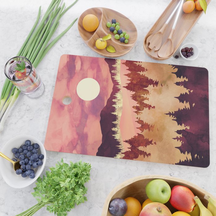 Autumn Sunset Cutting Board Gallery Image 2