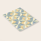 Kaleidoscope Tile Pattern XIV Neutral Earthy Pastel Notebook Gallery Image 3