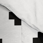 Black and White Swiss Cross Pattern Comforter Gallery Image 4