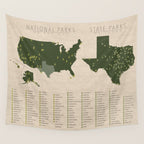 US National Parks - Texas Wall Tapestry Gallery Image 4