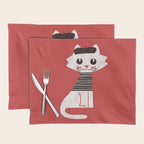 Mark the cat goes to Paris Placemat Gallery Image 1