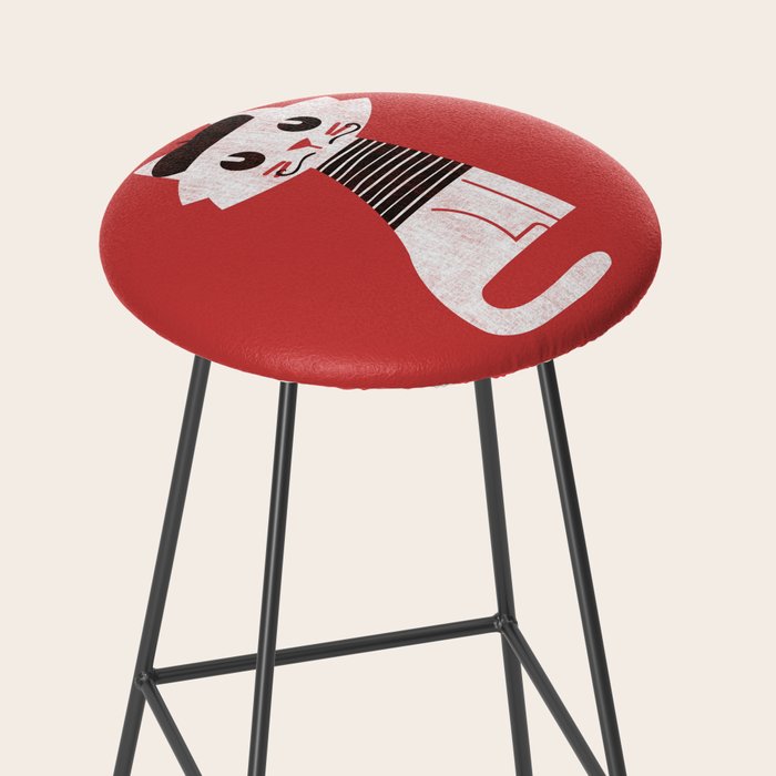 Mark the cat goes to Paris Stool Gallery Image 2