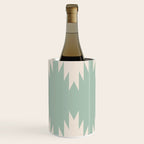 Geometric Southwestern Minimalism - Neutral Sage Green Wine Chiller Gallery Image 3