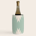 Geometric Southwestern Minimalism - Neutral Sage Green Wine Chiller Gallery Image 2