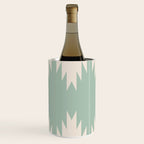 Geometric Southwestern Minimalism - Neutral Sage Green Wine Chiller Gallery Image 1
