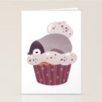 Cookie & cream & penguin Stationery Card Gallery Image 2