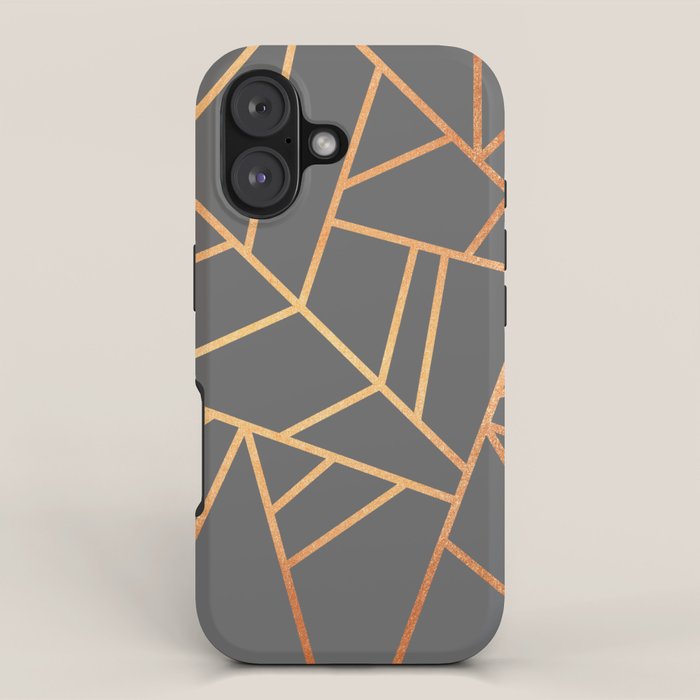 Copper And Grey iPhone Case Gallery Image 1